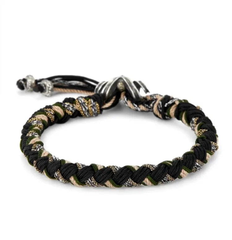 Back view showing the tight, durable weave of the cotton cord, highlighting the high-quality craftsmanship