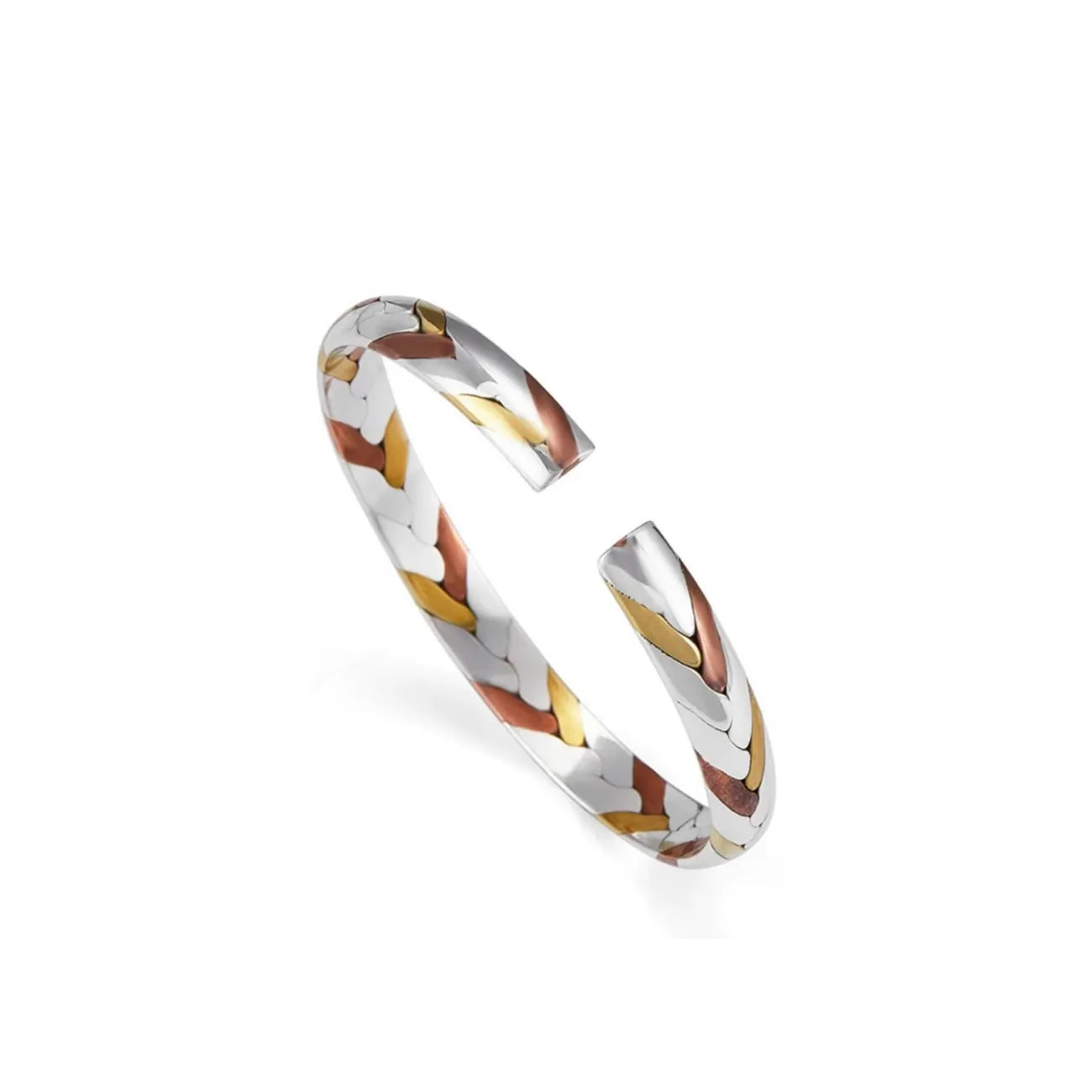 Inner view of the bangle revealing the 'Pure Silver 999' hallmark stamp, certifying the quality of the base material